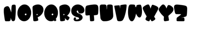 MC Bloobey Font LOWERCASE