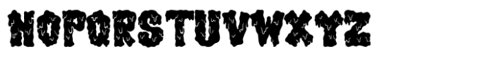 MC Bloody Wall Font LOWERCASE
