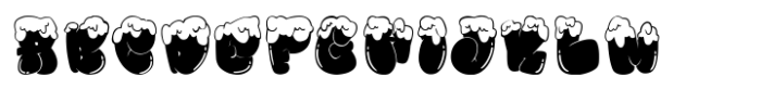 MC Bubble Snow FONT