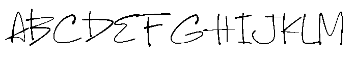 MC Cestefo Skined Font UPPERCASE