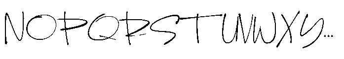 MC Cestefo Skined Font UPPERCASE