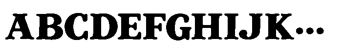 MC Chorepo Font UPPERCASE
