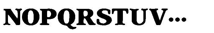 MC Chorepo Font UPPERCASE
