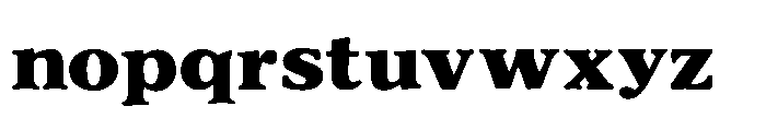 MC Chorepo Font LOWERCASE