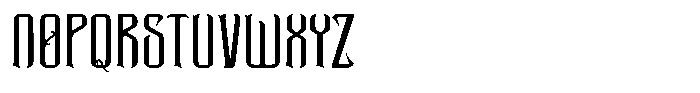 MC Chorocz Font LOWERCASE