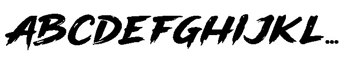 MC Cleju Bibsha Font UPPERCASE