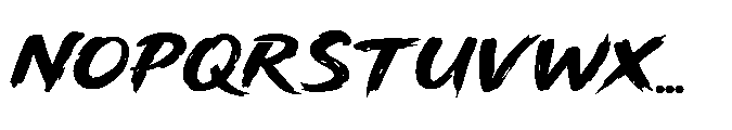 MC Cleju Bibsha Font UPPERCASE