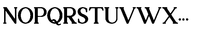 MC Cogico Morila Font UPPERCASE