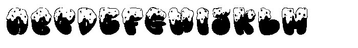 MC Cookice Font UPPERCASE