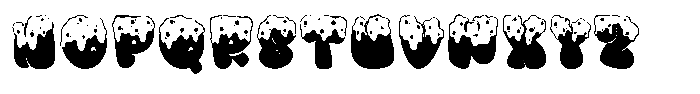 MC Cookice Font LOWERCASE