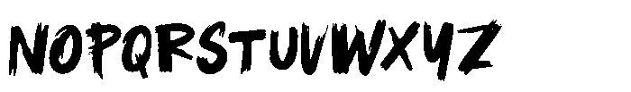 MC Corest Brush Font UPPERCASE