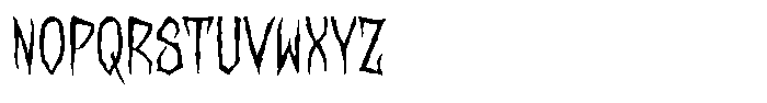 MC Cruzzte Font UPPERCASE