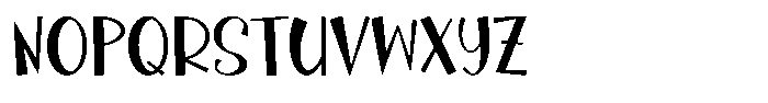 MC Elockkon Font LOWERCASE
