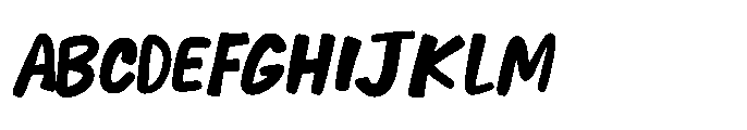MC Elvsion Stright Font UPPERCASE