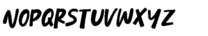 MC Elvsion Stright Font LOWERCASE