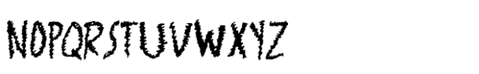 MC Escorz Horors Font UPPERCASE