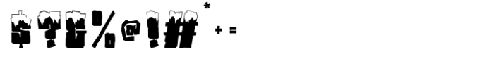 MC Froozzen Font OTHER CHARS
