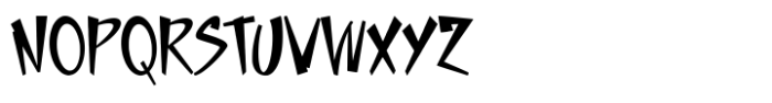 MC Fushijin Font UPPERCASE