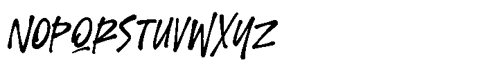 MC Gatimo Fams Font LOWERCASE
