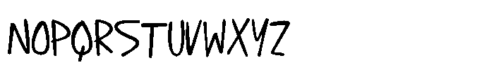 MC Glabak Lastro Font LOWERCASE