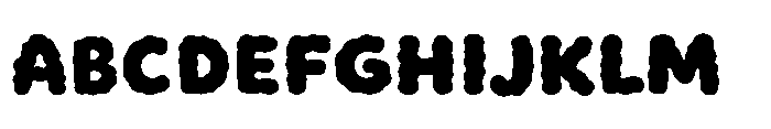 MC Graity Mengho Font UPPERCASE
