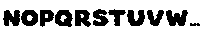 MC Graity Mengho Font UPPERCASE