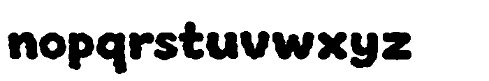 MC Graity Mengho Font LOWERCASE