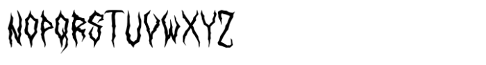 MC Helluthz Font LOWERCASE