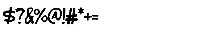 MC Jaroh Unique Font OTHER CHARS