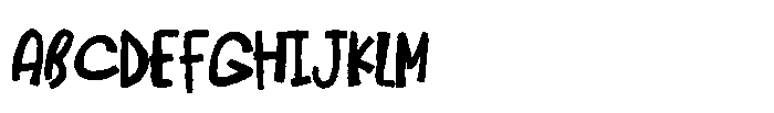 MC Jaroh Unique Font UPPERCASE