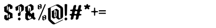 MC Kharmond Font OTHER CHARS