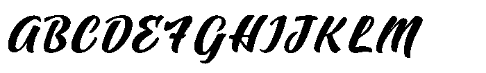MC Latega Youffit Font UPPERCASE