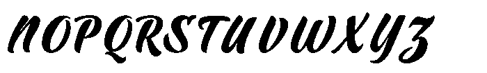 MC Latega Youffit Font UPPERCASE