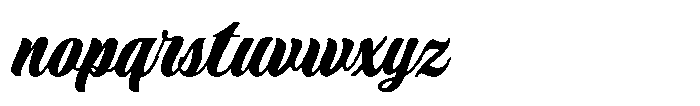 MC Latega Youffit Font LOWERCASE