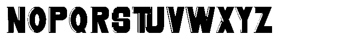 MC Laztong Font UPPERCASE