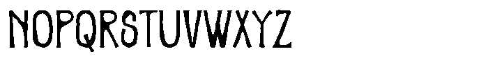 MC Lidomna Font LOWERCASE