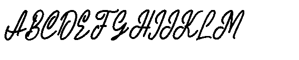 MC Lighty Kelghed Font UPPERCASE
