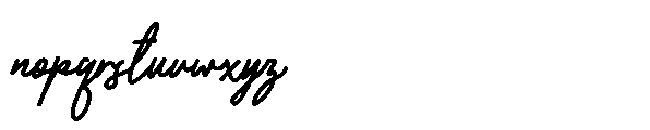 MC Lighty Kelghed Font LOWERCASE