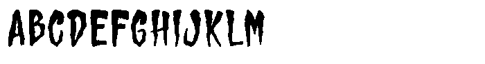 MC Lirax Anum Font UPPERCASE