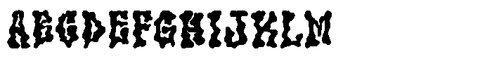 MC Luicoob Font UPPERCASE