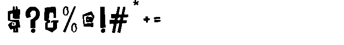 MC Magiblox Font OTHER CHARS