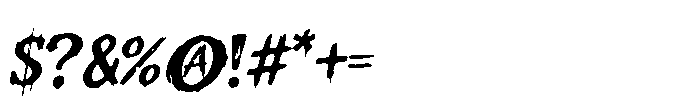 MC Meliod Larsen Font OTHER CHARS