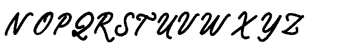 MC Mingers Font UPPERCASE