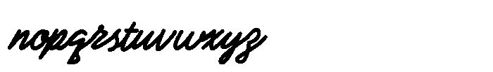 MC Mingers Font LOWERCASE