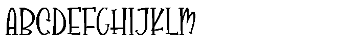 MC Molarois Wluzeg Font UPPERCASE
