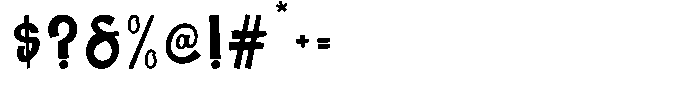 MC Monsgelmif Font OTHER CHARS