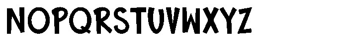 MC Monsgelmif Font LOWERCASE