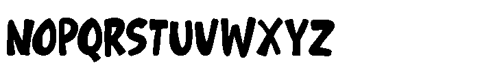 MC Moosy Guga Font LOWERCASE