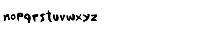 MC Nodhern Font LOWERCASE