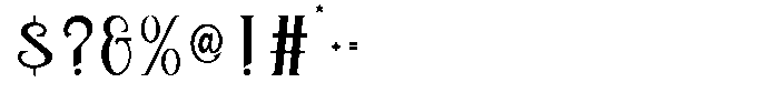 MC Ochlaz Font OTHER CHARS